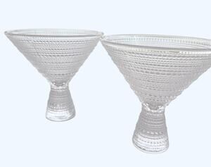 Fortessa Jupiter Martini Glass Set of 2 Cocktail Barware Modern Contemporary